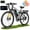 Gray, variant on ESKUTE M200D Electric Mountain Bike for Adults, 27.5" Full Suspension E-Bike, 750W Brushless Motor, 20 MPH Speed, 48V 20.8Ah , 80 Miles Range, Step-Over Electric Bicycle Black, UL2849