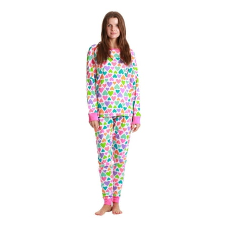 

Just Love Mommy and Me Pajamas Set (Bright Hearts Womens X-Large)