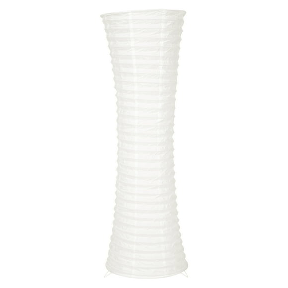 QUMIIRITY White Paper Floor Lamp Shade with Iron Frame for Home Lighting Decoration