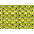 thumbnail image 1 of Ahgly Company Machine Washable Indoor Rectangle Transitional Dark Yellow Green Area Rugs, 5' x 8', 1 of 7