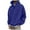 Blue, variant on Admvng Mens Sweatshirt Relaxation Sport Hooded Pullover Sweatshirt Long Sleeve Solid Hoodie, Size S-3XL