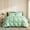 Light Green, variant on 3 Pieces Solid Grid Quilted Thick Comforter Set, Comes with 2 Pillow Shams. Double-Sided Solid Color Design, Home Bedroom Decoration, Fits Multiple Bedroom Styles.