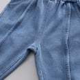 thumbnail image 4 of Toddler Boy Casual Jeans Solid Color Fashionable Pants, 4 of 8