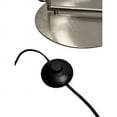 thumbnail image 2 of EQLight EQMCFN04 Mid Century 62 in. Nickel Floor Lamp with White Glass Globe, 2 of 4