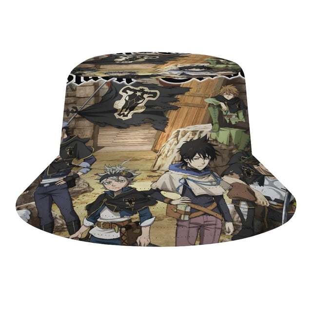 Trébol Negro Sombrero bucket para adultos, gorra de protección solar, sombrero de pescador plegable para viajes al aire libre, pesca y actividades de verano
