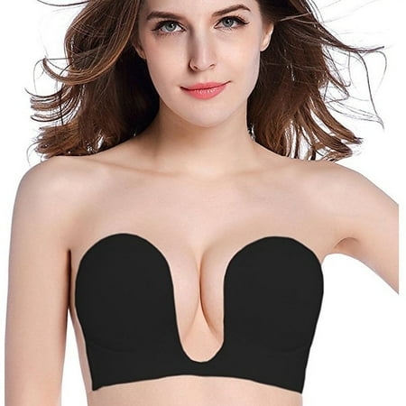 

Fashion Women Silicone Push up Strapless Invisible Bra for Wedding Party
