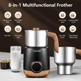 thumbnail image 2 of Vaporizador de leche AMZCHEF 8 en 1 para inducción IH, 500 ml, 2 of 8