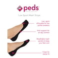 thumbnail image 3 of PEDS Women's Cushion Heel and Toe Low Cut Liner Socks, Shoe Sizes 5-10 and 8-12, 12 Pairs, 3 of 4