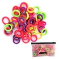 thumbnail image 1 of Kids Hair Ties Mini - Colorful Stretchy Soft Elastic Hair Bands Ponytail Holders, 1 of 7