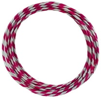 Mardi Gras Spot 24" Hula Hoop - Pink and Silver Glitter (Dozen)