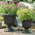 Novelty Classic Urn Planter, Black, 19 Inch