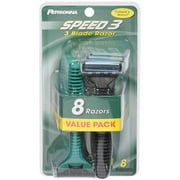 Personna Speed 3, Value Pack Razor Handles and Refills