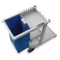 thumbnail image 5 of Dryser Commercial Janitorial Cleaning Cart & Mop Bucket with Side Press Wringer, 26 Qt. Blue, 5 of 7