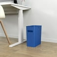 thumbnail image 2 of iTouchless SlimGiant Polypropylene Trash Can with no Lid Reactive Blue 4.2 gal. 6/Pack (SG104Ux6), 2 of 2