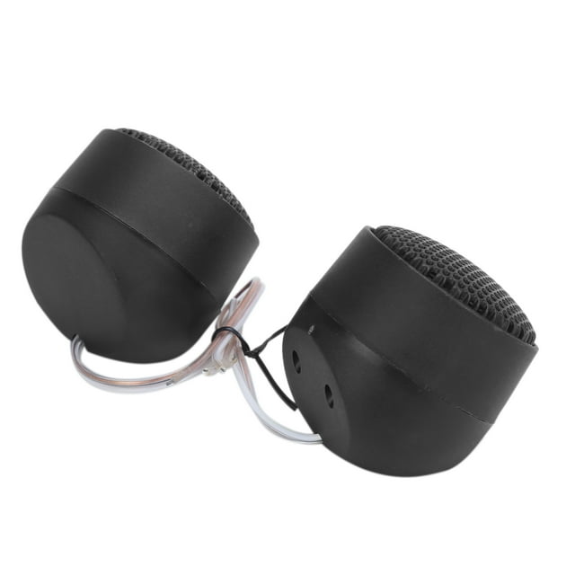 Ccdes Car Loudspeaker,Audio Speaker,1 Pair Dome Tweeter Speaker High Efficiency Clear Sound Loudspeaker Universal For Auto Audio System
