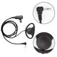 thumbnail image 2 of 2 pcs 1 Pin D Shape Earpiece with PTT Mic Headset for Motorola 2 Way Radios Walkie Talkie Accessory, 2 of 3