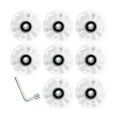 thumbnail image 4 of 8x Ruedas Iluminadas perfecl para Patines 58mm Dureza 82A Accesorios para Interiores, 4 of 8