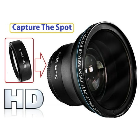 Hi Def MK III Fisheye Lens For Canon VIXIA HF R80 R82