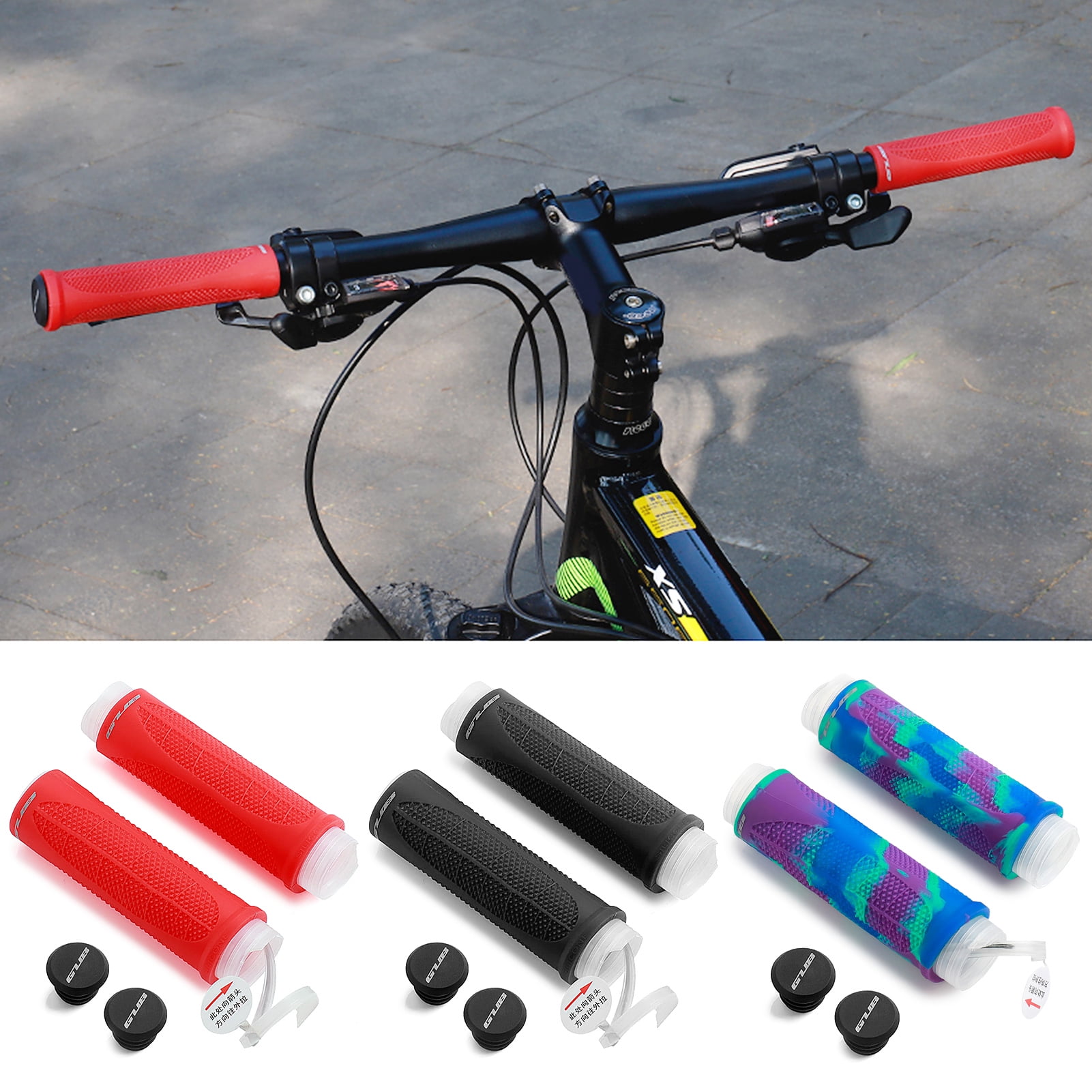 Hand Grips How To Install Mountain Bike Grips MTB Bicycle Grips