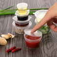 thumbnail image 3 of 1 Ensemble 200 Pcs Tasses de Sauce Jetables Tasses à Portion (Transparent), 3 of 9