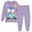 2# Purple, variant on FEDPOP Toddler Girl Pink Pajama Set Unicorn Cotton Sleepwear Pjs Sets 4T