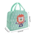 thumbnail image 5 of Unique Bargains 1 Pc Portable Cartoon Thermal Bag for Work 9.06"x5.51"x7.87" Light Green, 5 of 5