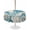 Turquoise Blue-2, variant on Outdoor Tablecloth with Umbrella Hole for Patio/Picnic/Party/Camping, Teal Sea Turtle Coastal Waterproof Table Cloth Round Cover Washable, Vintage Summer Beach Nautical (Dia 60")