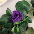 thumbnail image 2 of BalsaCircle 6 feet Purple Silk Rose Flowers Garland Leaves Wedding Bouquets, 2 of 8