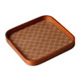 thumbnail image 4 of KLKCMS Jewelry Display Tray Wooden Frame Storage Tray for Side Table Smooth Surface 20.5x20.5x2cm, 4 of 9