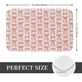 thumbnail image 2 of Fotbe pink hand drawn bows Pattern Extra Durable Door Mat - Dirt Trapping Outdoor Welcome Mats - Non-Slip Outdoor Door Mats - Low Profile Front Door Mat - Indoor (16" x 24"), 2 of 7