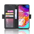 thumbnail image 3 of Case for Samsung Galaxy A70 Cover Adjustable Detachable Card Holder Magnetic closure Leather Wallet Case - Black, 3 of 5