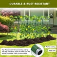 thumbnail image 4 of ROMUCHE 66"x48" Updated Cucumber Trellis For Raised Bed, U-Shape Garden Trellis for Climbing Plants Outdoor with Climbing Net, 4 of 11