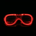 thumbnail image 3 of VONKY Lunettes LED Portables en Plastique Lumineuses pour Anniversaire Festival Lunettes à Piles Rouges, 3 of 9
