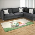 thumbnail image 3 of Easter Egg Brussels Griffon Bunny Ear Welcome Spring Truck Indoor Rug Griff Dog Lover Carpet Living Bed Room Sofa Home Decor - 12002, 3 of 5