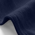 thumbnail image 5 of Ceisia Men's Solid Color Long Sleeve Stand Collar Chinese Knot Button Linen Blend Breathable Double Pocket Casual Shirt Navy XXXXL Gifts, 5 of 7