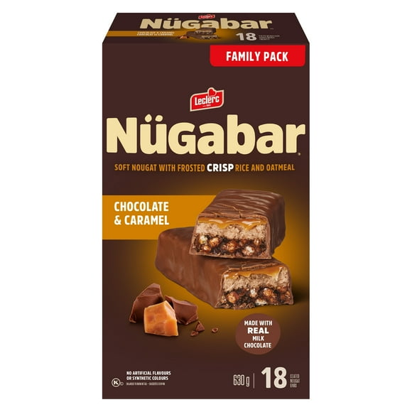 NUGABAR MILK CHOCO., E-LECLERC NUGABAR MILK CHOCO.