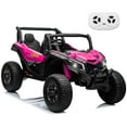 thumbnail image 4 of OTTORD Remote Controlled Kids Powered Ride-Ons with LED Lights, Pink, 4 of 8