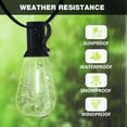 thumbnail image 4 of GUPUP Outdoor String Lights,100FT Waterproof and Shatterproof  Patio Lights with 24+1 S14 Edison Bulbs, Connectable Hanging Light for Porch Cafes Yard, 4 of 7