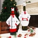 thumbnail image 2 of Envoltura de manga de botella de Navidad, ropa decorativa divertida de Chef, regalos de fiesta, vestido de vino tinto, restaurante, tienda, mesa, Kits de decoración para fiestas Estilo de botón Yuarrent HA070379-01, 2 of 6