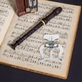 thumbnail image 4 of FESTFENDS 1Set Plated Silver Lyre for Trombone and Flute with Music Page Clip and Portable Storage Bag, 4 of 7