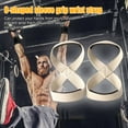 thumbnail image 3 of Padded Figure 8 Deadlift Training Straps Durable Pull-Ups Straps for Gym Fitness, 3 of 9