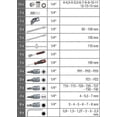 thumbnail image 2 of Socket set F6 CHROMEmat, 46 piecesblack, 2 of 5