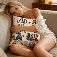 thumbnail image 6 of Patriotic Decor-Throw Pillow Covers 18x18 in Set of 4,4th of July Linen Pillow Case for Independence Day,Memorial Day,Veteran's Day,USA,American Summer Outdoor Red White Blue Decorations, 6 of 6