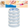 thumbnail image 3 of Abbracc Wide Masking Tape Labeling Supplies Writable Rolls Paper General Purpose Masking White 5PCS 30mm, 3 of 9