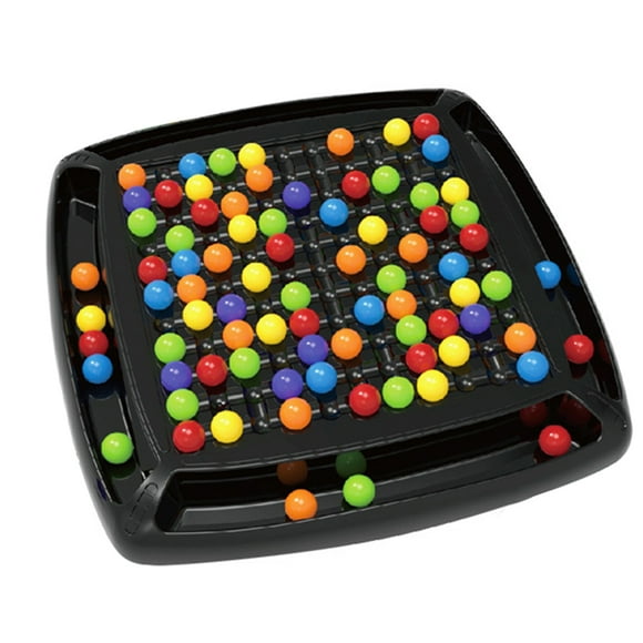 Amyove Jeux de Société Arc-en-Ciel pour Enfants Casse-Tête Échecs Magiques Jeu de Société Jeu d'Appariement des Couleurs Jeu d'Élimination Ensemble de Jouets pour Cadeaux