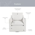thumbnail image 4 of My Texas House Swivel Accent Chairs, 4 of 11