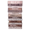 thumbnail image 3 of Wall Plaque-Believe (16.5 X 8.5)-Mdf Wood (#45019), 3 of 3