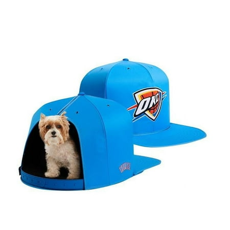 UPC: 0887786002455 | Blue Oklahoma City Thunder Small Pet Nap Cap Dog Bed
