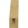thumbnail image 4 of Ekena Millwork 3"W x 6"D x 10"H Traditional Rough Cedar Woodgrain TimberThane Knee Brace, Primed, 4 of 6