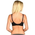 thumbnail image 3 of Wacoal Women's Retro Chic Full Figure Underwire Bra (40) 40I Black, 3 of 3